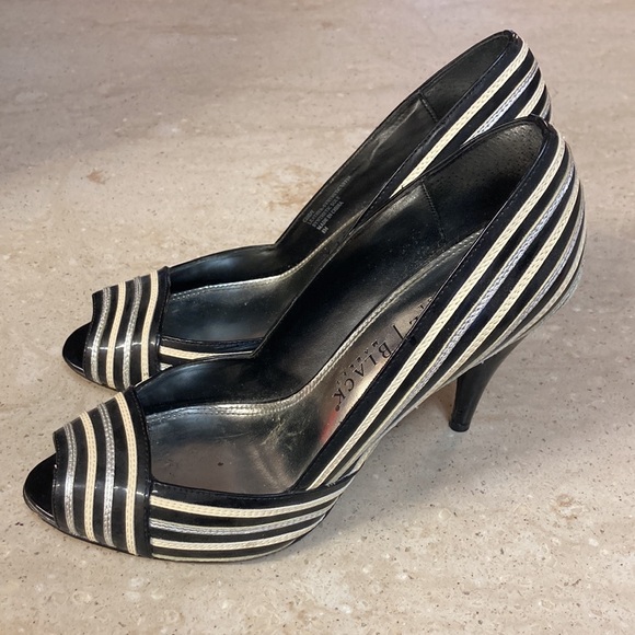 WHBM Peep Toe 3” Pumps - Picture 2 of 5